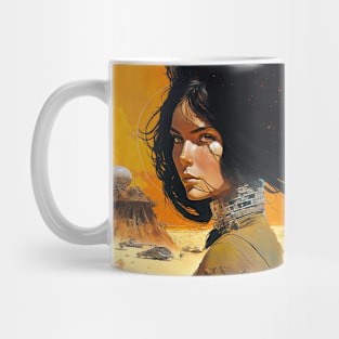 We Are Floating In Space - 75 - Sci-Fi Inspired Retro Artwork Mug